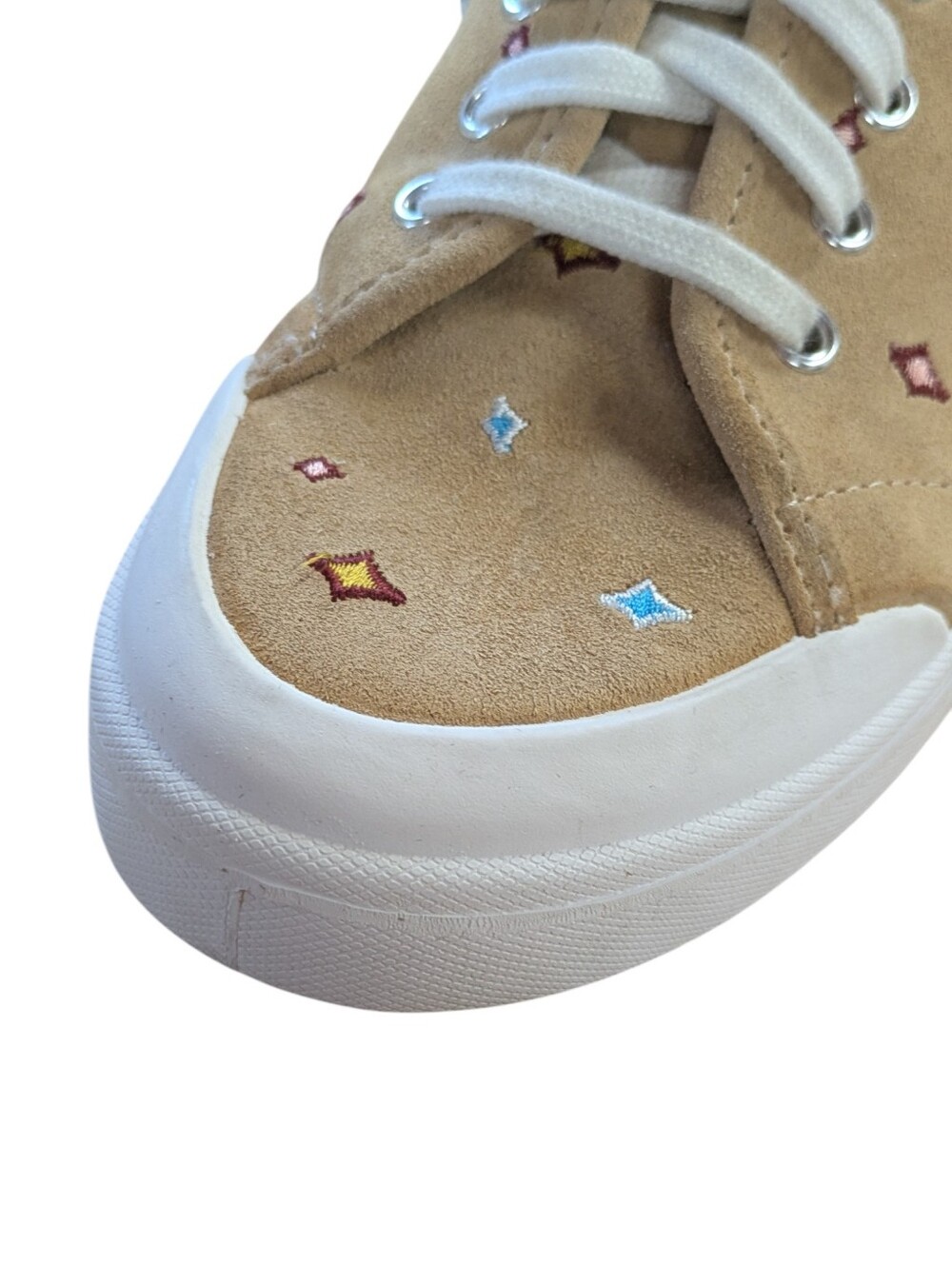 Rag & Bone Standard Issue Dune Embroidered Suede Sneakers Size 39.5 US 9 - Picture 5 of 11